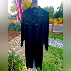 COPY - ST. JOHN sweater and pants set.